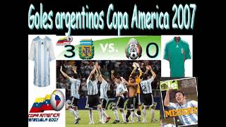 Argentina vs Mexico copa america Goles y Mas [upl. by Paxton]