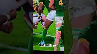 Adam Underhill try Springboks vs England 24 [upl. by Buschi]