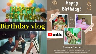 Happy Birthday first vlog vlog minivolgs [upl. by Akimik24]