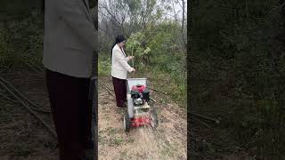 Portable wood chipper Support the development of agriculture rural areas and farmers Modern [upl. by Lilhak]