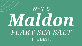 Why is Maldon sea salt the best  Chenab Gourmet [upl. by Elwina]