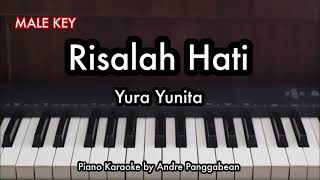 Risalah Hati NADA PRIA  Yura Yunita  Piano Karaoke by Andre Panggabean [upl. by Hirasuna790]