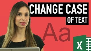 Easily Change CASE of Text in Excel 3 ways including NO Formulas [upl. by Thalia423]