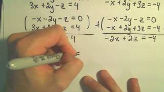 Solving a Dependent System of Linear Equations involving 3 Variables [upl. by Niwrad]