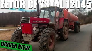 Zetor Crystal 12045 Driving from the GoPro view [upl. by Marja789]