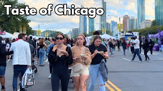 CHICAGO  Taste of Chicago Walkthrough on Friday Day 1  September 6 2024  4k 60fps Video [upl. by Zurkow238]