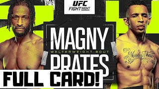 UFC Fight Night Magny vs Prates Predictions amp Full Card Breakdown  UFC Vegas 100 Betting Tips [upl. by Petulah]