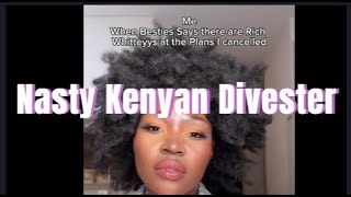 TikTok Kenyan Divester Explains Why There Is So Much White DNA In Her Nasty Mouth kenya [upl. by Jania512]