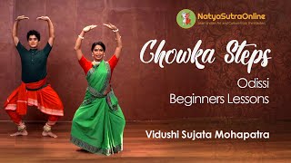 Learn Chowka Steps in Odissi Beginners Lessons  The Techniques of Guru Kelucharan Mohapatra [upl. by Ping639]