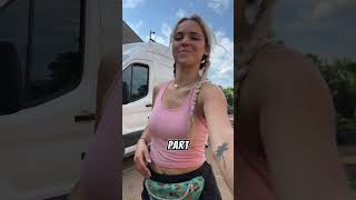 Easy DIY Roof Rack Install  Part 1 solofemalevanlife vanbuild shorts [upl. by Ahsienal]