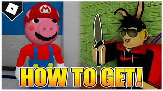 How to get the quotMARIOquot AND quotTRAITORquot BADGES  MORPHS in INFECTEDDEVELOPERS PIGGY ROBLOX [upl. by Odraude]