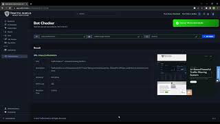 Trafficshieldio  Bot Checker Tool [upl. by Etnovahs91]