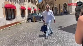 M5S Beppe Grillo è a Roma atteso faccia a faccia con Conte [upl. by Selwyn119]