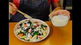 El mejor Aderezo para ensaladas  Aderezo de yoghurt y perejil [upl. by Nomyt963]