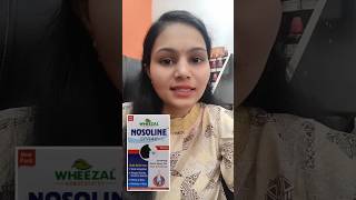 Wheezal nosoline nasal drops  nasal congestion allergic Rhinitis Homeohealthdrjyoti [upl. by Nielson605]