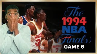 1994 NBA Finals Game 6 Rockets vs Knicks Pt 44  Reaction [upl. by Matejka]