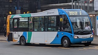 Announcements  Stagecoach South East YJ74 DBO 48161 Optare Solo SR [upl. by Eniliuqcaj16]