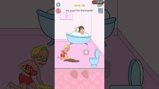 Level123 He pays for disrespect Happy Ending game happyendingdisplacepuzzle 🚽🛁😇 [upl. by Niwre]