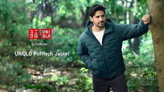 UNIQLO Pufftech Jacket Collection featuring Sidharth Malhotra [upl. by Leerzej]