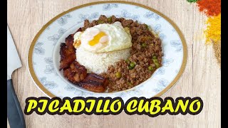 Picadillo a la CriollaCarne picada Receta Cubana [upl. by Wehtta]