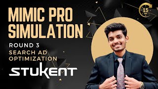 Stukent  Mimic Pro Simulation  Round 3  Digital Marketing Simternship [upl. by Anemix]