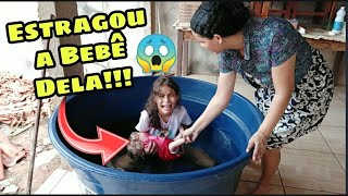 BEBÊ REBORN LUIZA CAIU NA CAIXA DE ÁGUA😱DESESPEROVida de Mãe e Filha [upl. by Ronda]