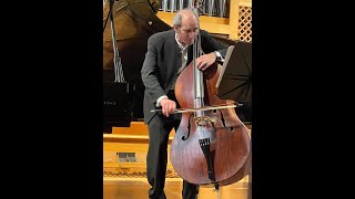 Rachmaninov Vocalise  Double Bass [upl. by Tace368]