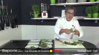 Le erbe in cucina  Chef Beppe Sardi  Scuola di cucina Saporie [upl. by Eenhat473]