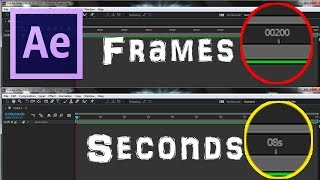 How to Change Timecode from Frames to Seconds in Adobe After effects  Arun SV [upl. by Cull]