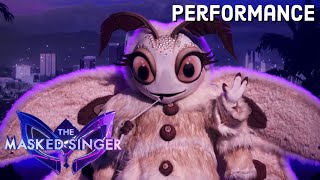 Poodle Moth sings “Unwritten” from The Hills  THE MASKED SINGER  SEASON 11 [upl. by Nylrem]