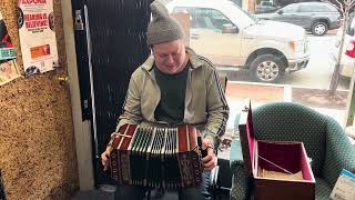 Antique Chicago Wooden Chemnitzer Concertina [upl. by Laucsap659]