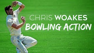 Chris Woakes Bowling Action HD  Sport Blaster [upl. by Ailad513]