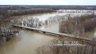 Scioto River Flooding [upl. by Ikcir]