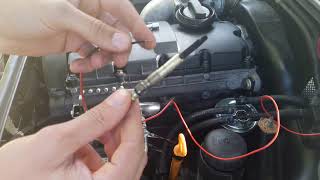 Glow plug test How to check glow plugs Diagnosis [upl. by Guildroy]