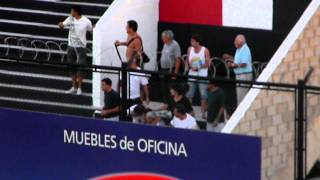 Incidentes en la tribuna Chacarita vs Atlanta [upl. by Annuaerb]