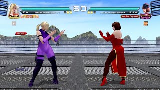 Tekken 3 quotREMASTEREDquot  Nina vs Anna [upl. by Aelak579]