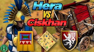 Incas vs Bohemians  1v1 Arabia  vs Ciskhan  AoE2 [upl. by Aleekahs]