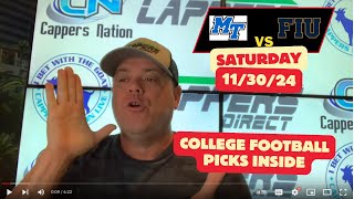 Middle Tennessee vs FIU 113024 College Football Picks amp College Football Predictions [upl. by Vincentia]