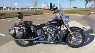 035543 2015 Harley Davidson Heritage Softail Classic FLSTC  Used motorcycles for sale [upl. by Hctud555]