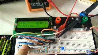 PWM Spannungsregler mit ADC Messsung über ATmega8A [upl. by Gathard]