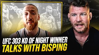 BISPING interviews JOE PYFER Wants Paul Craig NEXT UFC 303 Knockout Of The Night [upl. by Ernest]