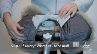 STOKKE® Xplory® Winter kit  Fitting the hand muff [upl. by Quirita528]