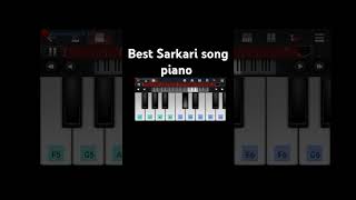 sarkari song piano tutorial [upl. by Daenis352]