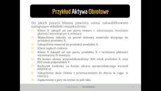 5a Przykład aktywa obrotowe [upl. by Prowel]