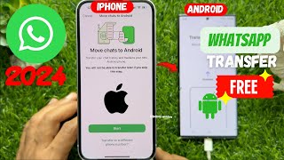 Transfer WhatsApp Chats from iPhone to Android  Move Chats to Android [upl. by Fujio]