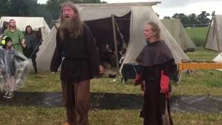 Folket Bortafor Nordavinden til Tønsberg Vikingfestival 2016 [upl. by Atekihs554]