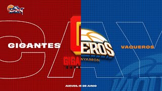 Gigantes de Carolina vs Vaqueros de Bayamón – 15623  BSN 2023 [upl. by Yelhak198]