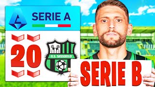 RICOSTRUISCO IL SASSUOLO dopo la RETROCESSIONE in SERIE B [upl. by Mcclenaghan794]