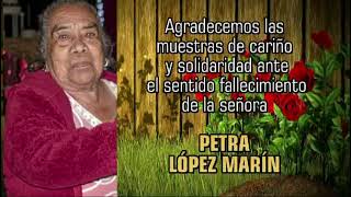 Fin de Novenario de la Sra Petra López Marín [upl. by Lewiss]