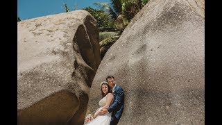 Wedding at Carana Beach Seychelles  Anna amp Andreas  Cinematic Wedding Film [upl. by Yart862]